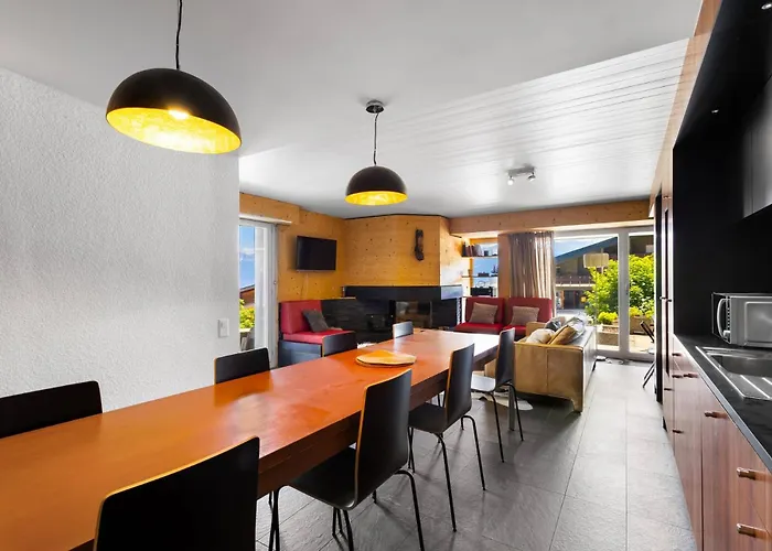 Emeraudes 004 Pres De La Telecabine A Apartamento Anzère